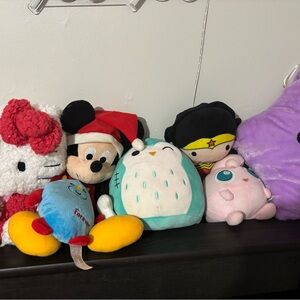 Plush Toy Collection with Santa Mickey and Friends